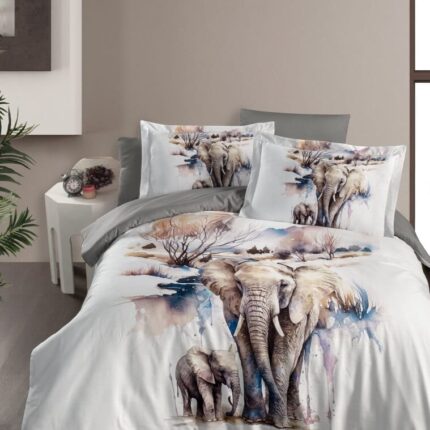 Постільна білизна First Choice 3D Satin 200 х 220 см Safari