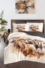 Постільна білизна First Choice 3D Satin 200 х 220 см Leo