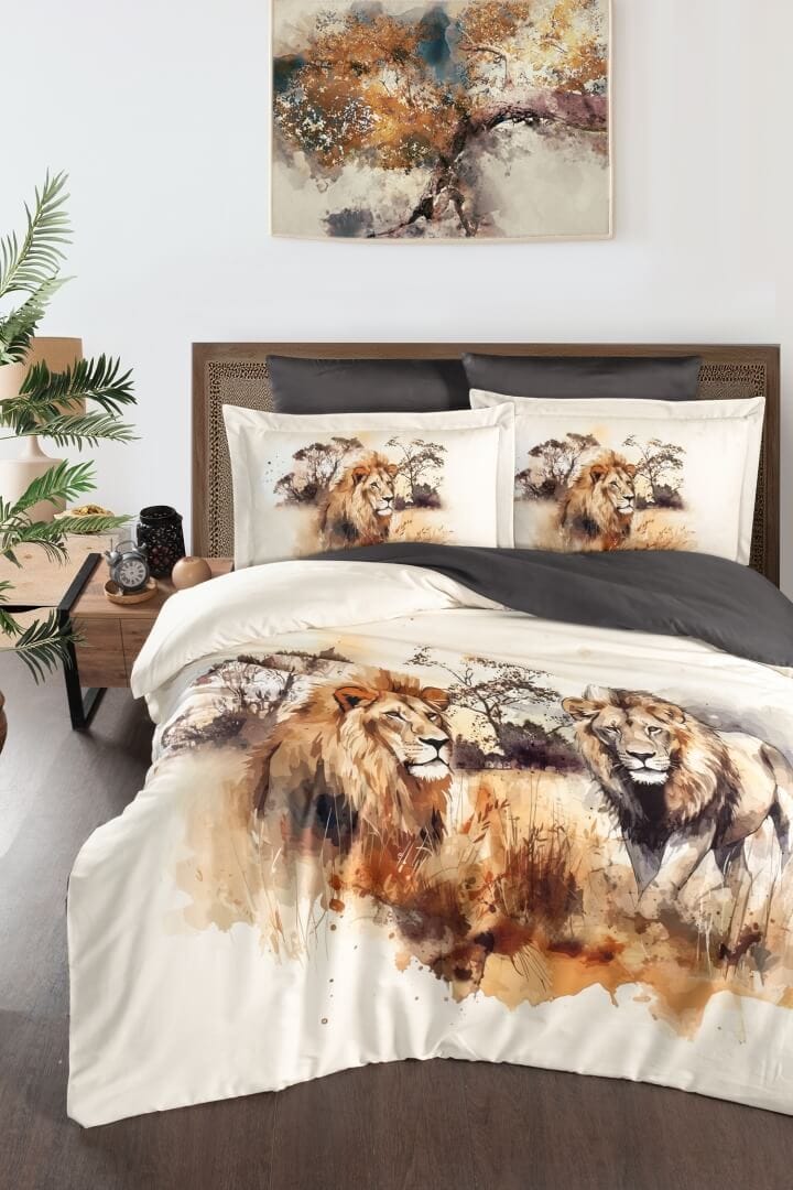Постільна білизна First Choice 3D Satin 200 х 220 см Leo купити Постільна білизна First Choice 3D Satin 200 х 220 см Leo — изображение 1