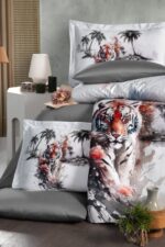Постільна білизна First Choice 3D Satin 200 х 220 см Tiger — изображение 2