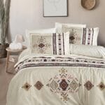 Постільна білизна First Choice 3D Satin 200 х 220 см Derek Cream