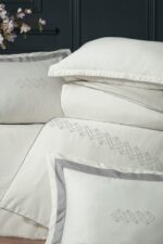 Постільна білизна La Romano Silk Satin 200×220 см Merisa Ash - Зображення 2