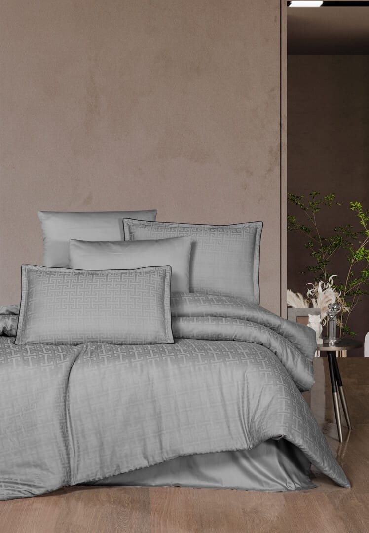 Постільна білизна La Romano Premium Satin 160×220 см сімейний Rodel Ash купити Постільна білизна La Romano Premium Satin 160×220 см сімейний Rodel Ash — изображение 1