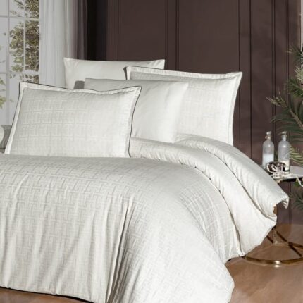 Постільна білизна La Romano Premium Satin 160×220 см сімейний Rodel Cream