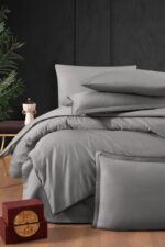 Постільна білизна La Romano Premium Satin 160×220 см сімейний Lucca Ash — изображение 2