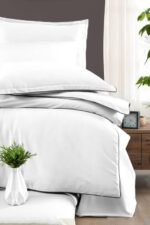 Постільна білизна La Romano Premium Satin 160×220 см сімейний Lucca White — изображение 2
