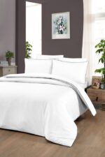 Постільна білизна La Romano Premium Satin 160×220 см сімейний Lucca White