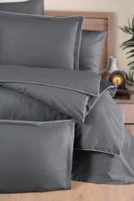 Постільна білизна La Romano Premium Satin 160×220 см сімейний Lucca Grey — изображение 2