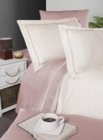 Постільна білизна First Choice Deluxe Satin  200 х 220 см Serenity Ivory & Powder — изображение 2