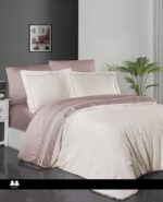 Постільна білизна First Choice Deluxe Satin  200 х 220 см Serenity Ivory & Powder