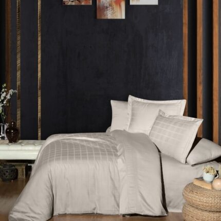 Постільна білизна First Choice Deluxe Satin 160 х 220 см Royce Beige