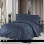 Постільна білизна First Choice Deluxe Satin DARK  200 х 220 см Novel Line Denim