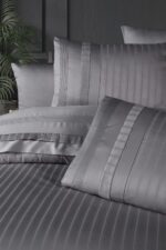 Постільна білизна First Choice Deluxe Satin DARK 200 х 220 см New Trend Quicksilver - Зображення 2