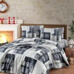 Постільна білизна First Choice Flannel 160 х 220 см сімейна Winter Grey