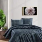 Постільна білизна First Choice Flannel 160 х 220 см сімейна Sadora Navy Blue