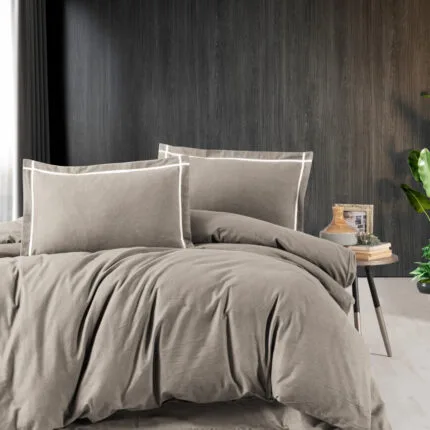 Постільна білизна First Choice Flannel 160 х 220 см сімейна Soprano Mink