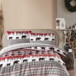 Постільна білизна First Choice Flannel 160 х 220 см сімейна Cozy Tile