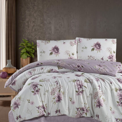 Постільна білизна First Choice Homesko Ranforse 160 х 220 см Eliza Violet