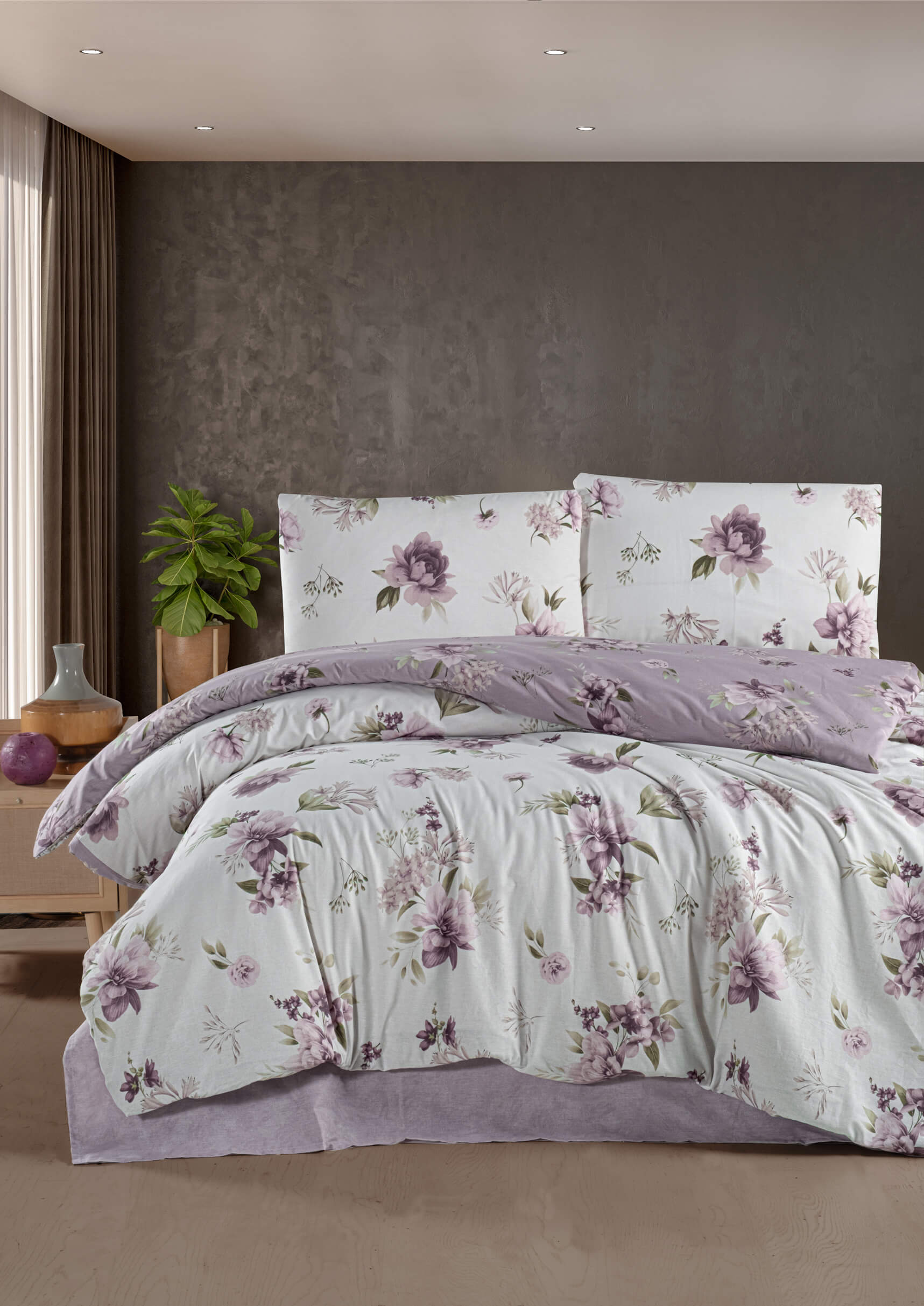Постільна білизна First Choice Homesko Ranforse 160 х 220 см сімейний Eliza Violet купити Постільна білизна First Choice Homesko Ranforse 160 х 220 см Eliza Violet — изображение 1