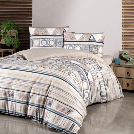 Постільна білизна First Choice Homesko Ranforse 160 х 220 см Bohem Ecru
