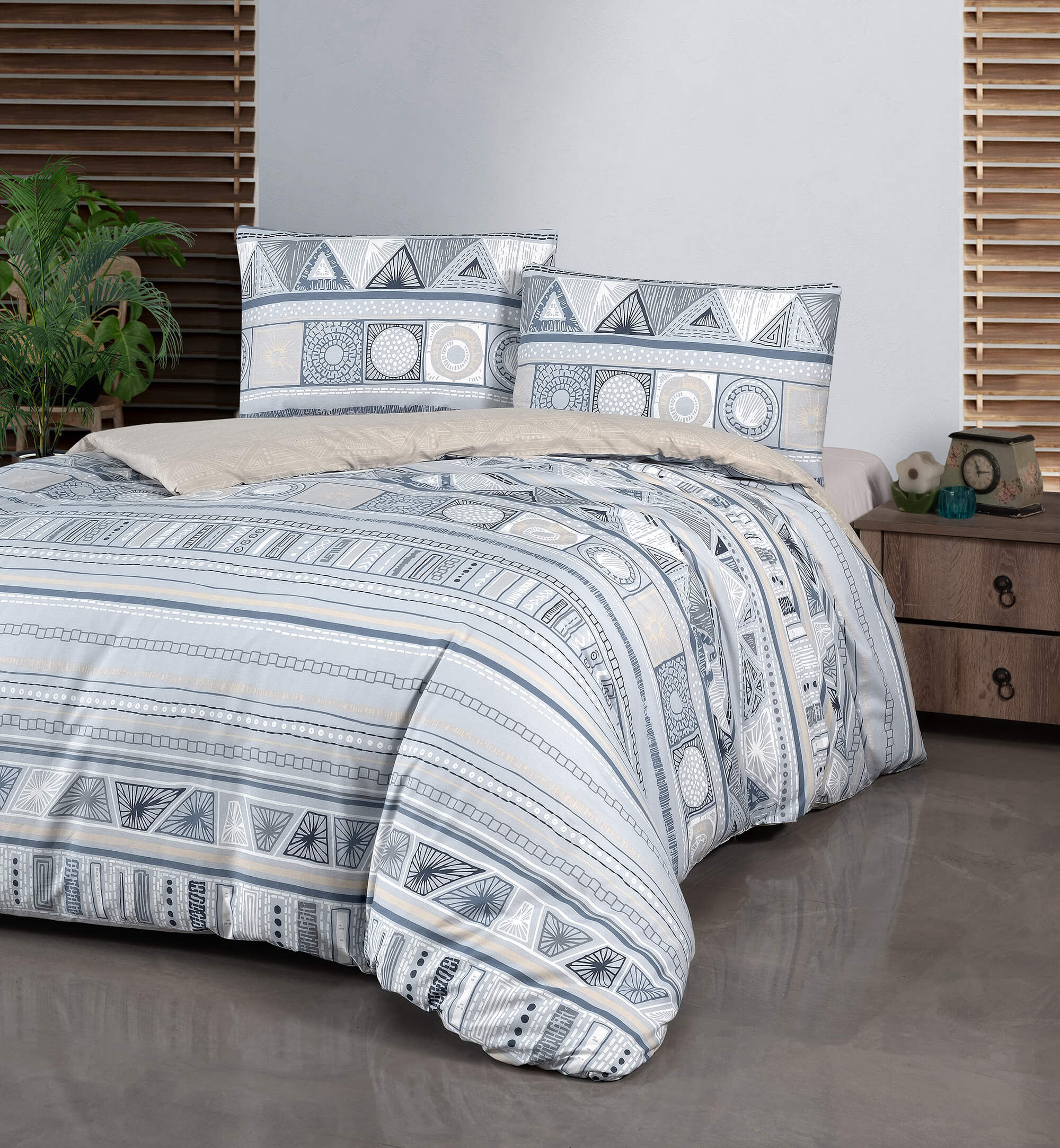 Постільна білизна First Choice Homesko Ranforse 160 х 220 см сімейний Bohem Blue купити Постільна білизна First Choice Homesko Ranforse 160 х 220 см Bohem Blue — изображение 1