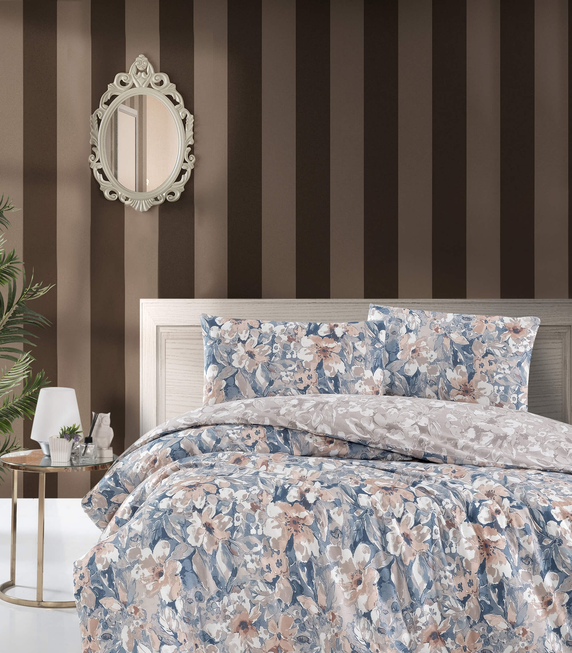 Постільна білизна First Choice Homesko Ranforse 160 х 220 см сімейний Joly Blue купити Постільна білизна First Choice Homesko Ranforse 160 х 220 см Joly Blue — изображение 1