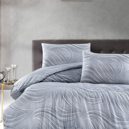 Постільна білизна First Choice Homesko Ranforse 160 х 220 см Donis Grey