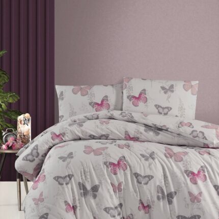 Постільна білизна First Choice Homesko Ranforse 160 х 220 см Elery Powder
