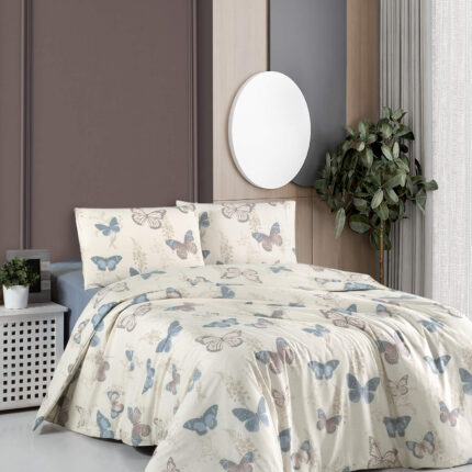 Постільна білизна First Choice Homesko Ranforse 160 х 220 см Elery Beige