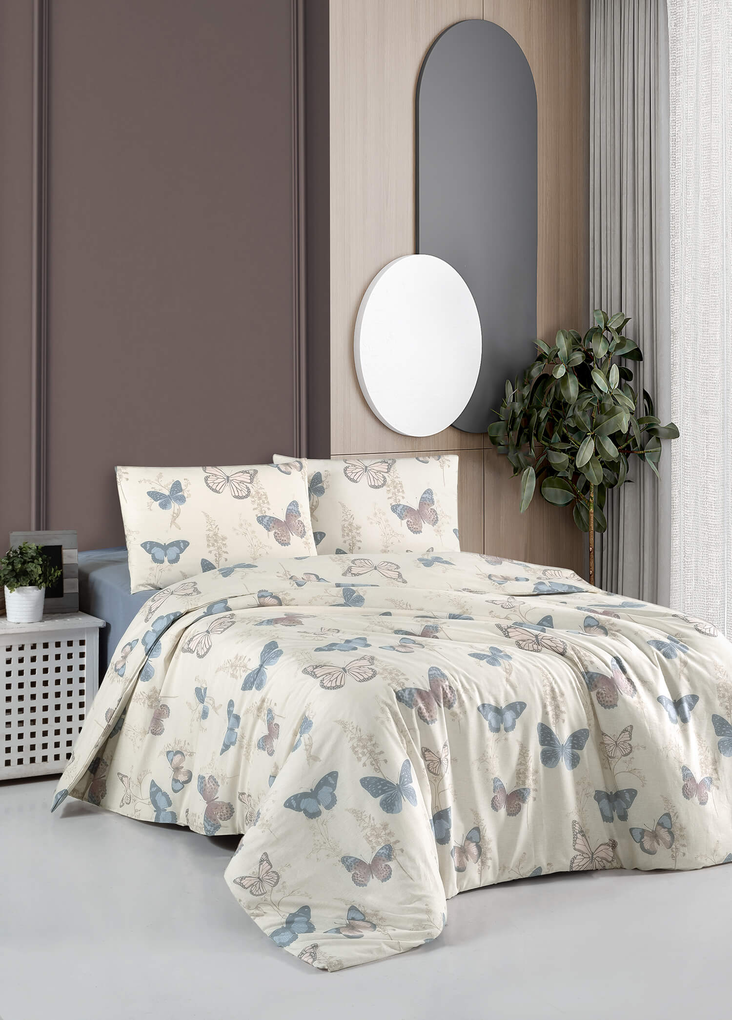 Постільна білизна First Choice Homesko Ranforse 160 х 220 см сімейний Elery Beige купити Постільна білизна First Choice Homesko Ranforse 160 х 220 см Elery Beige - Зображення 1