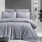 Постільна білизна First Choice Jacquard Satin 160 х 220 см Lamone Grey