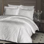Постільна білизна First Choice Jacquard Satin 160 х 220 см Lamone Cream