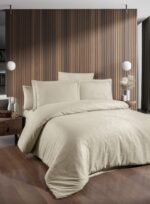 Постільна білизна First Choice Jacquard Satin  160 х 220 сімейний см Tecna Champagne