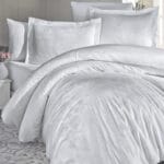 Постільна білизна First Choice Jacquard Satin 160 х 220 см Herra White