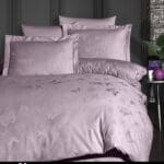Постільна білизна First Choice Jacquard Satin  200 х 220 см Corina Lavender