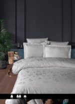 Постільна білизна First Choice Jacquard Satin 160 х 220 см Corina Sand