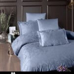 Постільна білизна First Choice Jacquard Satin  200 х 220 см Stesha Dusty Blue