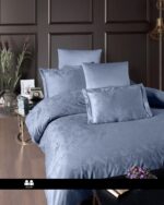 Постільна білизна First Choice Jacquard Satin 160 х 220 сімейний см Stesha Dusty Blue