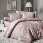 Постільна білизна First Choice Jacquard Satin 160 х 220 см Herra Powder