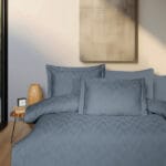Постільна білизна First Choice Jacquard Satin  200 х 220 см Boris Dark Grey