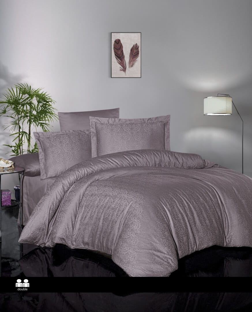 Постільна білизна First Choice Jacquard Satin 160 х 220 сімейний см Athena Lilac купити Постільна білизна First Choice Jacquard Satin 160 х 220 см Athena Lilac - Зображення 1