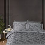 Постільна білизна First Choice Jacquard Satin DARK 200 х 220 см Nichol Storm