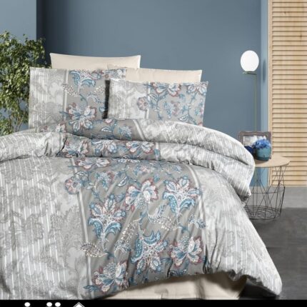 Постільна білизна First Choice Ranforce 200 х 220 см Polca Grey