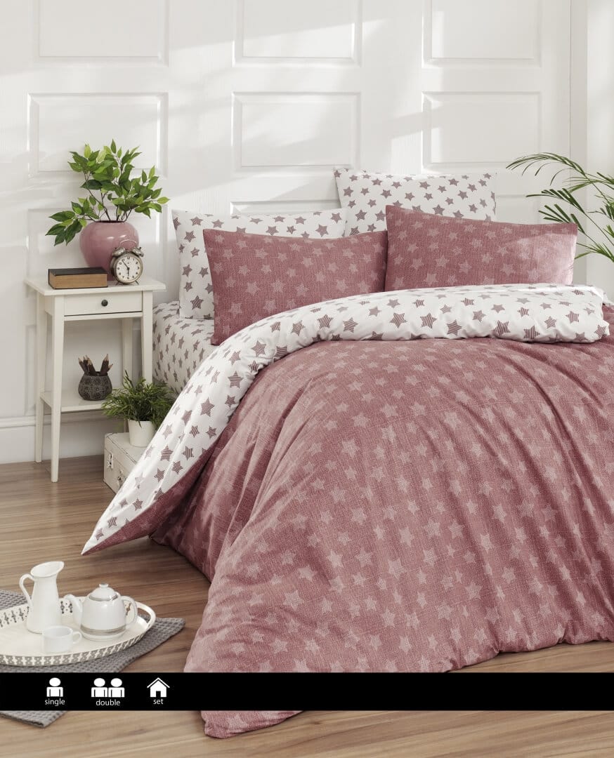 Постільна білизна First Choice Ranforce 160x220 сімейний Light Rose купити Постільна білизна First Choice Ranforce 160 х 220 см Light Rose — изображение 1