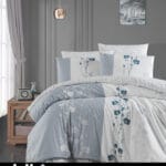 Постільна білизна First Choice Ranforce 200 х 220 см Camelia Grey