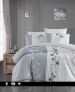 Постільна білизна First Choice Ranforce 200 х 220 см Camelia Grey