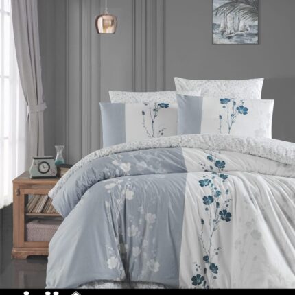 Постільна білизна First Choice Ranforce 200 х 220 см Camelia Grey