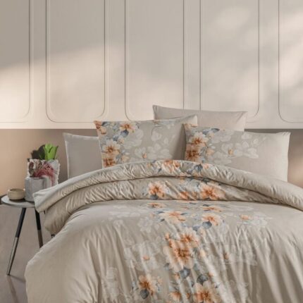 Постільна білизна First Choice Ranforce 200 х 220 см Annabel Cappuccino