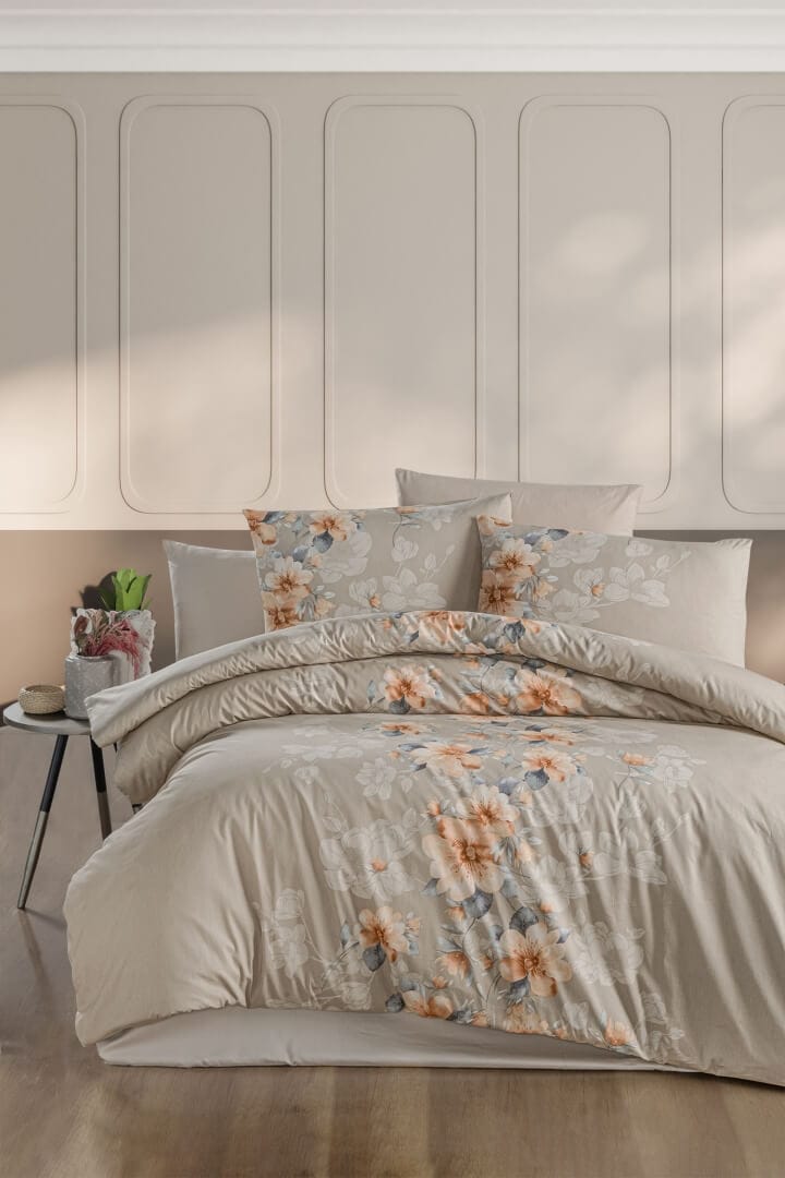 Постільна білизна First Choice Ranforce 160x220 сімейний Annabel Cappuccino купити Постільна білизна First Choice Ranforce 200 х 220 см Annabel Cappuccino — изображение 1