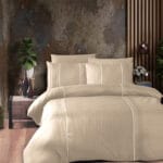Постільна білизна First Choice Ranforce Deluxe  200 х 220 см Elegant Cappuccino